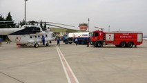 Son dakika haber | Süleyman Demirel Havalimanı'nda yangınlarla mücadelede yoğun mesai