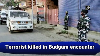 Terrorist killed in encounter in Jammu and Kashmir's Budgam