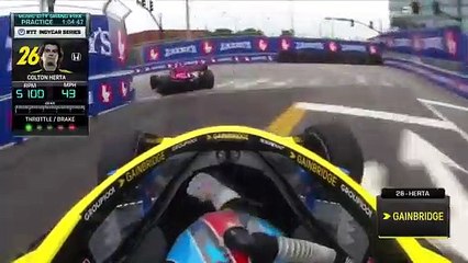 Indycar Series 2021 Nashville Free Practice Herta Onboard Lap