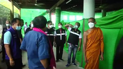 รมช.ประภัตร ดูความพร้อมศูนย์พักคอยพื้นที่อำเภอศรีประจันต์