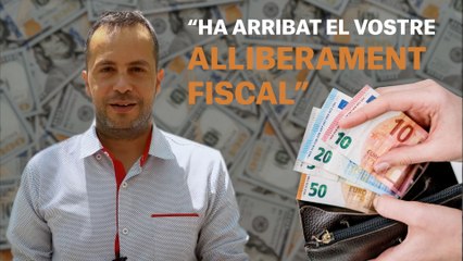 Marc Masmitjà: "Ciutadans de Catalunya, ha arribat el vostre alliberament fiscal"