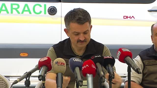 PAKDEMİRLİ: MİLAS'TAKİ YANGIN ŞU ANDA TEHLİKE ARZ ETMİYOR