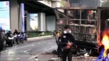 - Bangkok sokakları savaş alanına döndü- Hükümet karşıtı protestocular ile polis arasında şiddetli çatışma