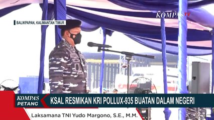 KSAL Rilis KRI Pollux 935 Buatan Anak Negeri, Ini Spesifikasinya