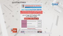 24/7 COVID vaccination sa Maynila, sisimulan sa 3 school sites bukas | 24 Oras News Alert
