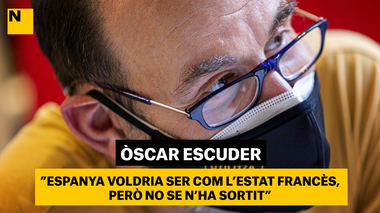 Entrevista a Òscar Escuder, president de Plataforma per la Llengua: "Espanya voldria ser com l'Estat francès, però no se n'ha sortit"