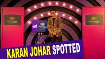 Karan Johar spotted at 'Bigg Boss OTT' set