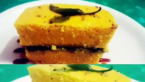 Dhokla Sandwich Recipe I Dhokla Recipe I Anupama Style  Dhokla Sandwich at home I Soft &  Springy Dhokla by Safina Kitchen