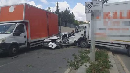 Sancaktepe'de trafik kazası: 2 yaralı