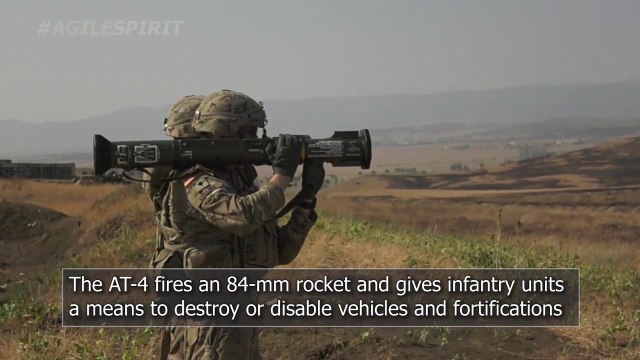 US Soldiers Fire Grenades & Rocket Launchers