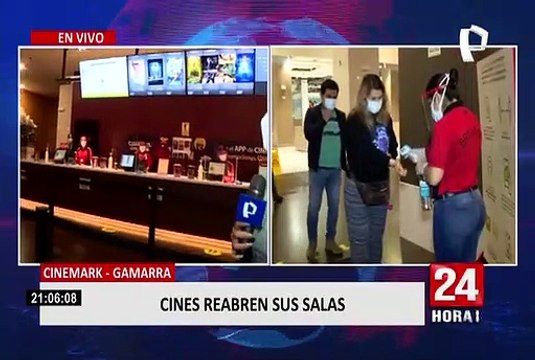 Cines reabren sus salas luego de 17 meses cerrados debido a la pandemia del covid-19
