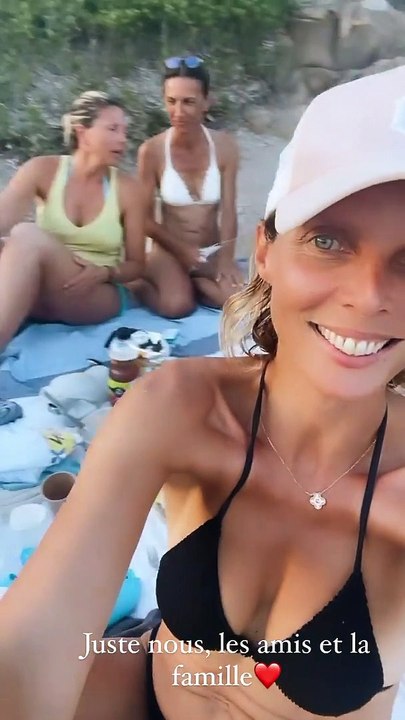 Sylvie Tellier partage ses vacances en famille sur Instagram, 7 août 2021.