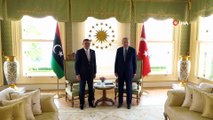 Cumhurbaşkanı Erdoğan Libya Başbakanı Abdülhamid Dibeybe’yi kabul etti