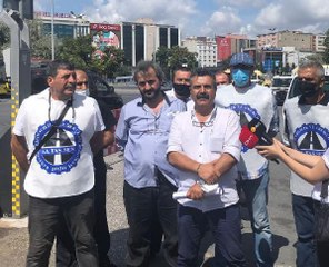 HALK OTOBÜSÜ ŞOFÖRLERİ ÇÖZÜLMEYEN SORUNLARI İÇİN BİR ARAYA GELDİ