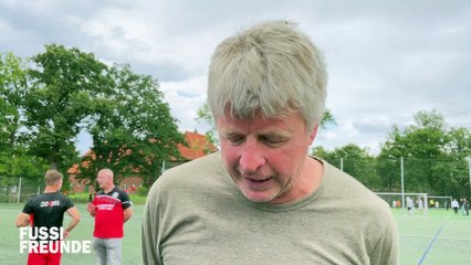 Thorsten Beyer nach dem Pokalspiel gegen Martin Harnik