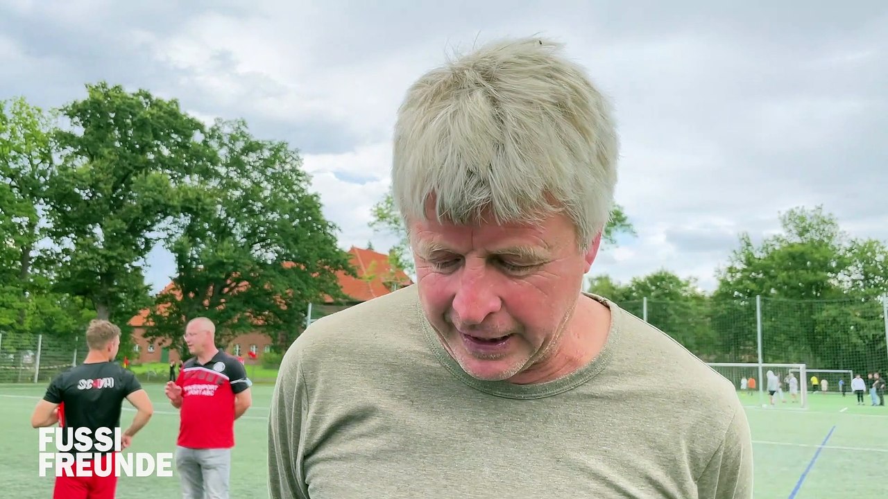 Thorsten Beyer nach dem Pokalspiel gegen Martin Harnik