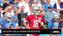 Early Detroit Lions 2021 Training Camp Observations