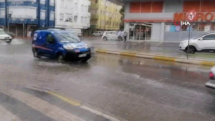 Yangın bölgesi Manavgat’ta yağmur sevinci