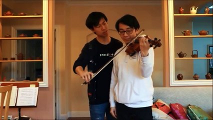 Playing One Violin
