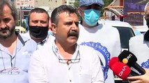 Halk otobüsü şoförleri çözülmeyen sorunları için bir araya geldi