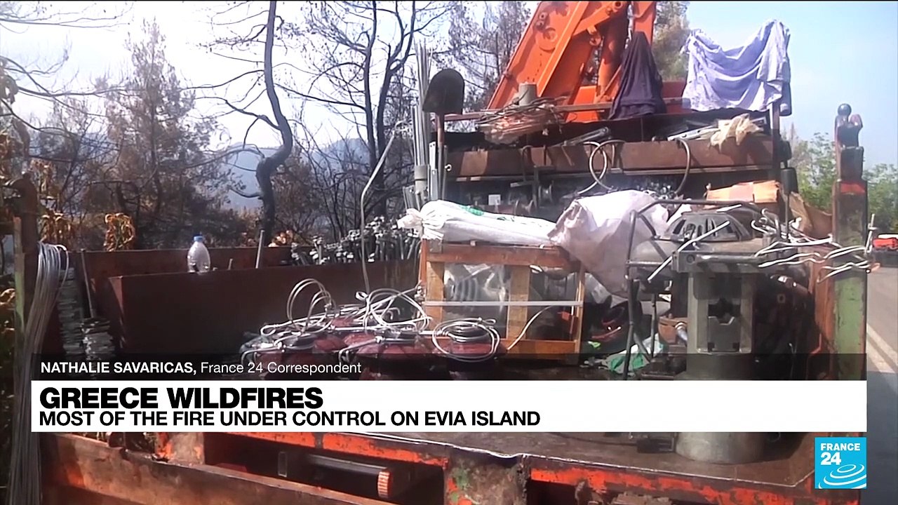 Greece fires "largely contained" as reconstruct...