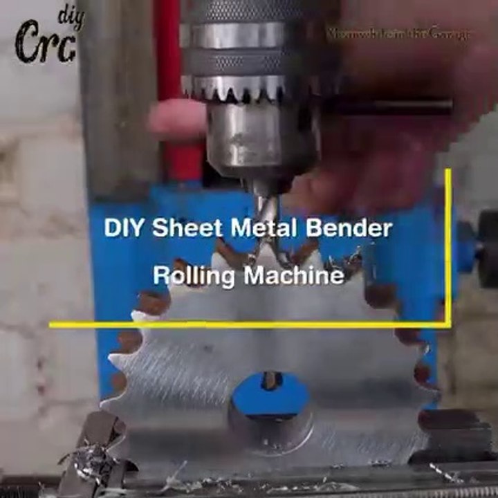 DIY HOW TO REPAIRING  Sheet Metal Bender Machine - Making Metal Rolling Machine in home workshop