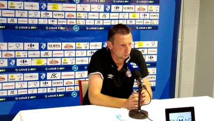 LIGUE 2 BKT 2021-22 J3 -  STÉPHANE DUMONT après le match nul obtenu à Grenoble