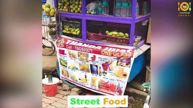 Pineapple Masala Juice - Indian Street Food