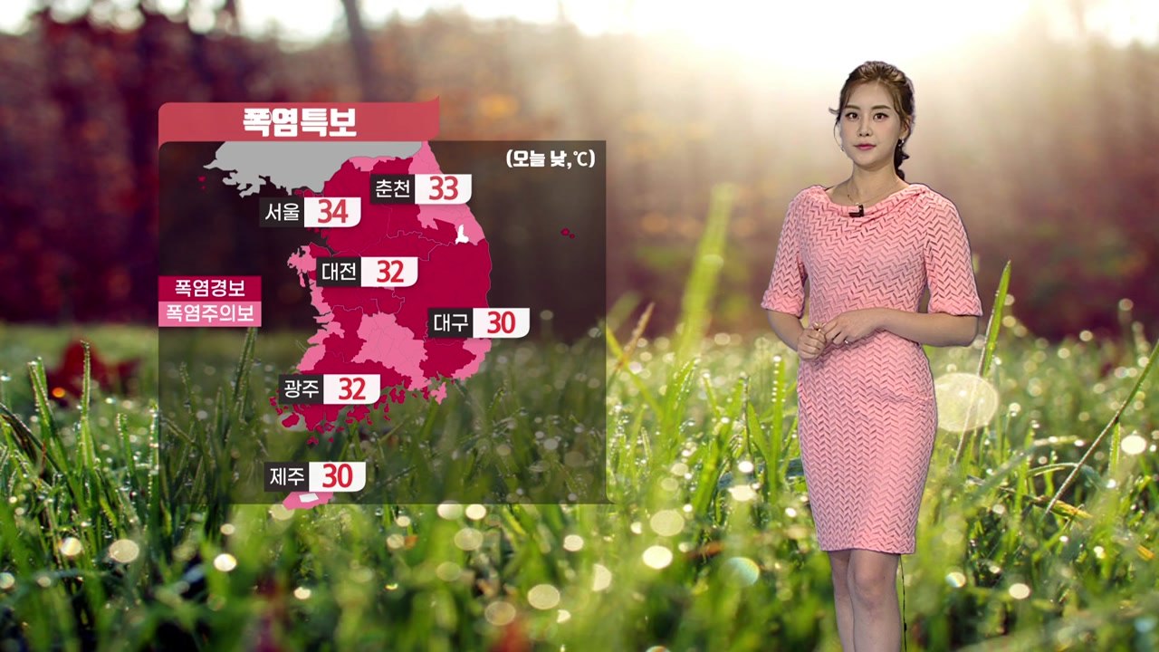 [날씨] 중부 찜통더위 속 소나기…돌풍·벼락 동반 / YTN