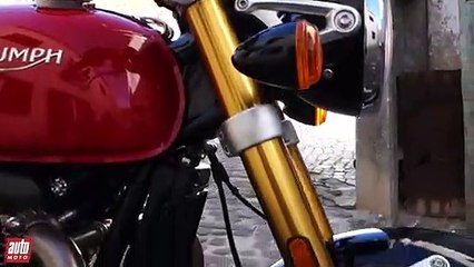 Triumph Thruxton R 1200 2016 [ESSAI VIDEO] - Course à l’élégance - vidéo Dailymotion