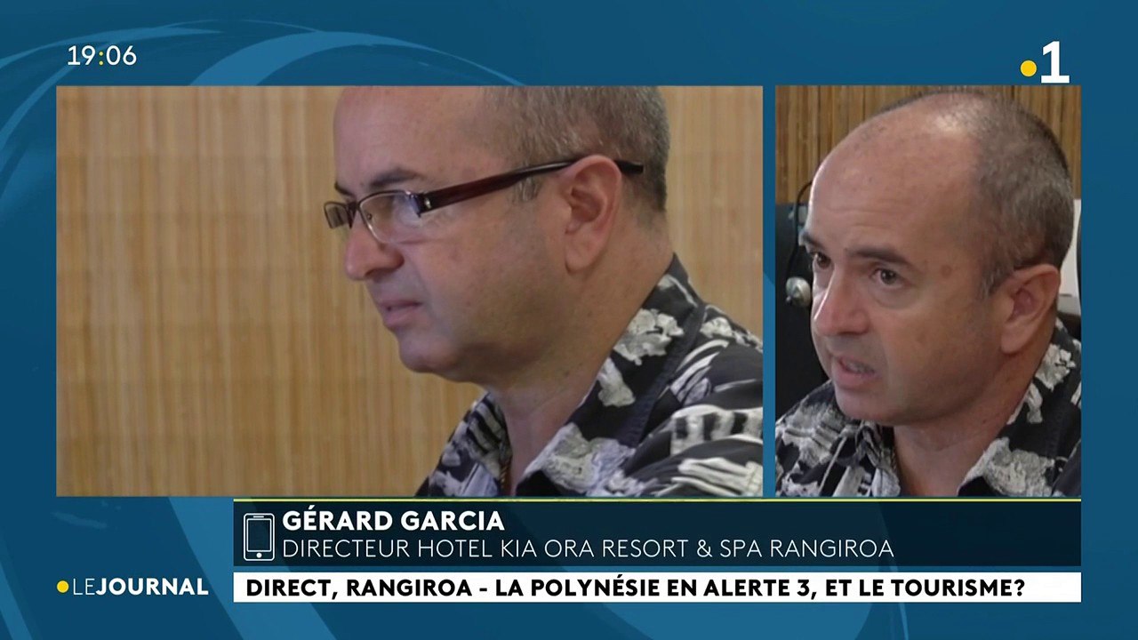 Direct , Rangiroa - la Polynésie en alerte 3, et le tourisme ?