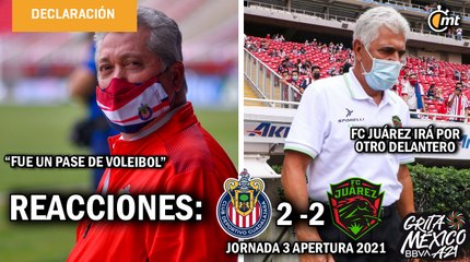 Reacciones: Chivas 2 - 2 FC Júarez | Apertura 2021 - Jornada 3