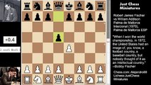 Bobby Fischer punishes the opponent´s slow development and the Scandinavian (1970)