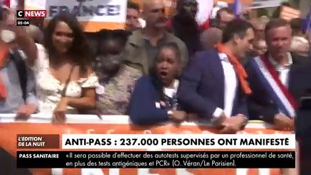 Coronavirus - Retour en 60 secondes sur les manifestations d'hier contre le pass sanitaire qui mobilisent de plus en plus de monde partout en France