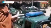 Taliban Pawai Pakai Humvee dan Senjata Militer AS