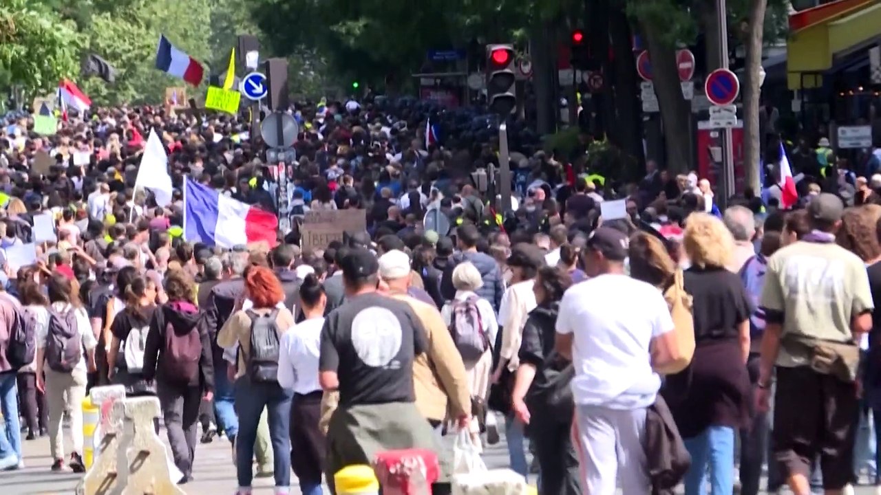 Corona-Proteste in Europa: 237.000 Demonstrierende in Frankreich