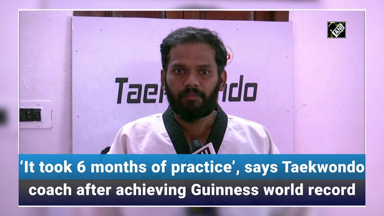 Indian Taekwondo coach breaks 37 blocks in one...
