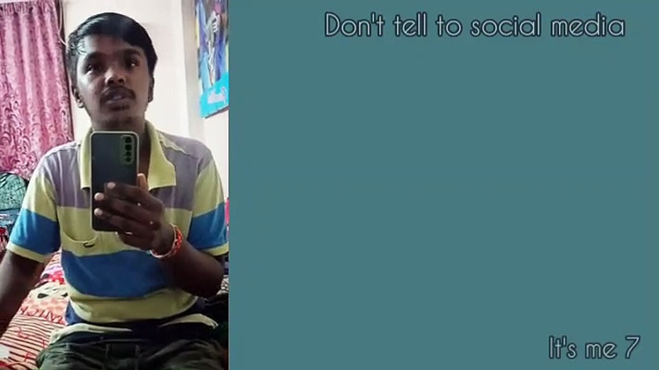 Don't tell to social media pls...
