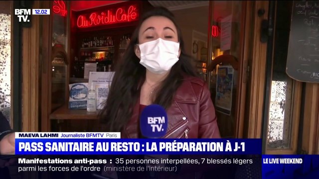 À la veille de l'élargissement du pass sanitaire, les restaurateurs se préparent