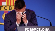 Messi'yi hiç böyle görmediniz! 13 yaşında girdiği Barcelona'dan ayrılırken hıçkıra hıçkıra ağladı