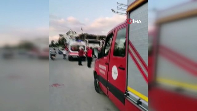 Gaz kaçıran piknik tüpü, sigaranın ateşlenmesiyle bomba gibi patladı