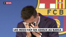 Lionel Messi fait ses adieux au Barça