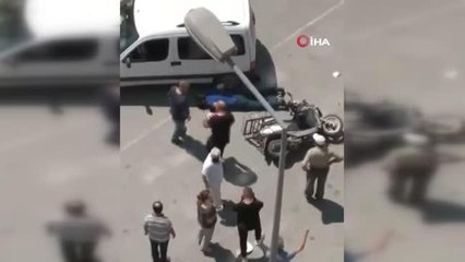 Otomobil ile motosiklet çarpıştı: 1 yaralı