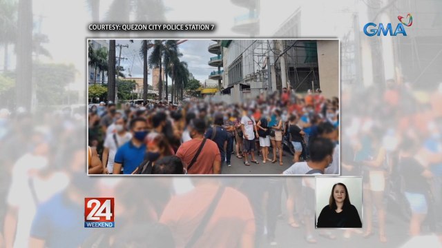 COVID mega vaccination site, dinagsa dahil sa maling impormasyong puwede ang mga walk-in | 24 Oras Weekend
