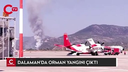 Dalaman'da orman yangını çıktı