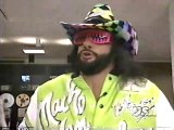 Macho Man In WWF Studio (1993-09-25)