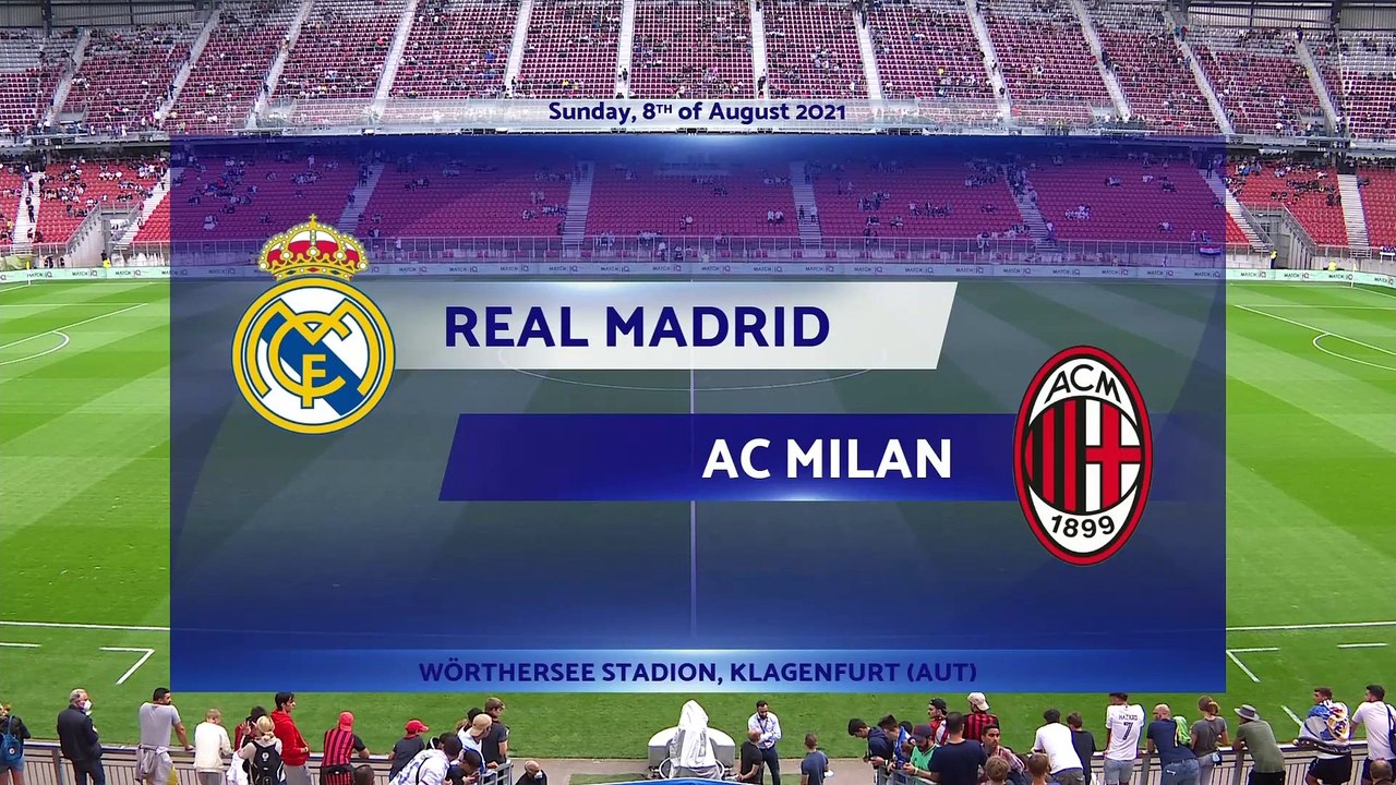 RELIVE: Real Madrid vs AC Milan - video Dailymotion