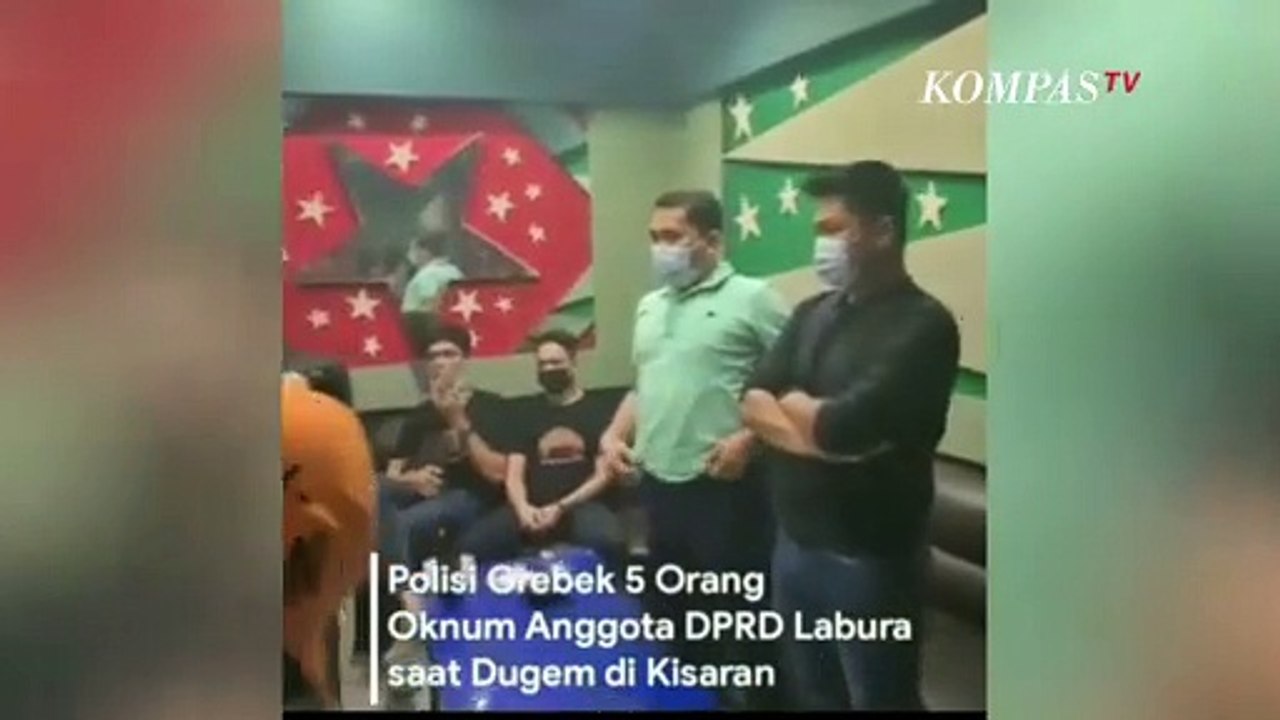 Viral!! Detik-Detik Polisi Gerebek 5 Anggota Dewan Labuhan Batu Utara Dugem dan Narkoba
