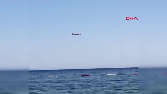 DATÇA'DA MAKİLİK VE ZEYTİNLİK ALANDAKİ YANGIN KONTROL ALTINA ALINDI