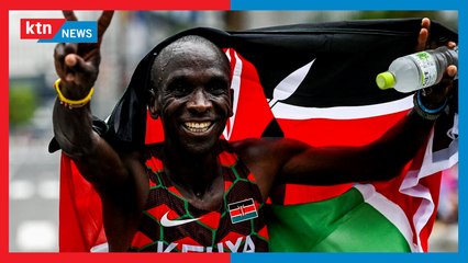 Bingwa Eliud Kipchoge afanikiwa kutetea taji lake la Olimpiki katika mbio za marathon